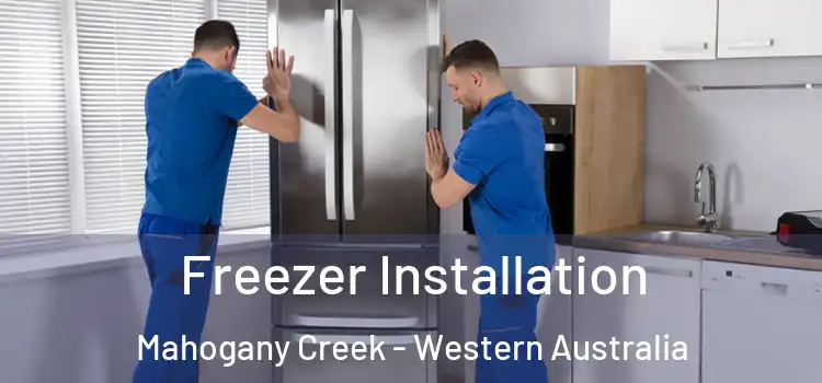 Freezer Installation Mahogany Creek - Western Australia