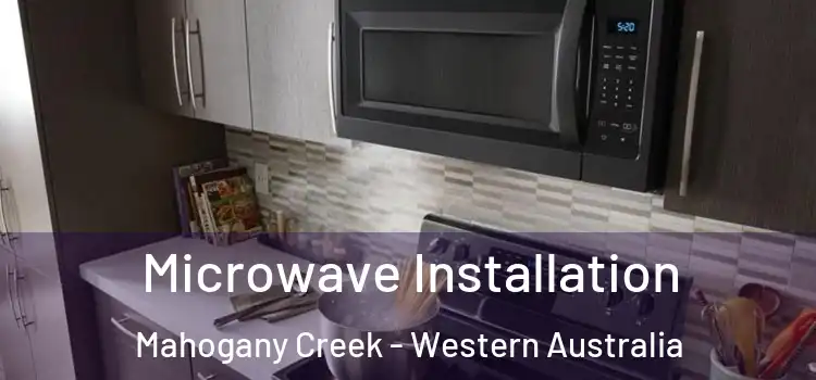 Microwave Installation Mahogany Creek - Western Australia